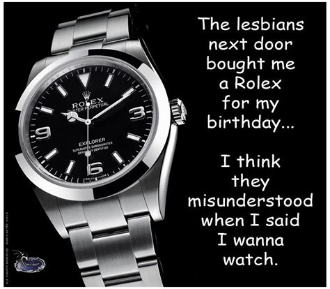 jokes about rolex watches|Rolex Watch Jokes .